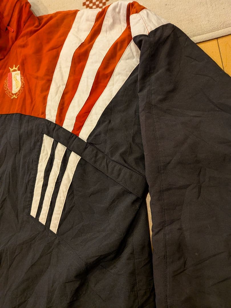 ヴィンテージadidas スタンダール・リエージュ ハーフベンチコート