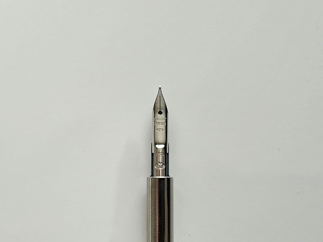 pilot パイロット キャップレス 絣 青 fニブ