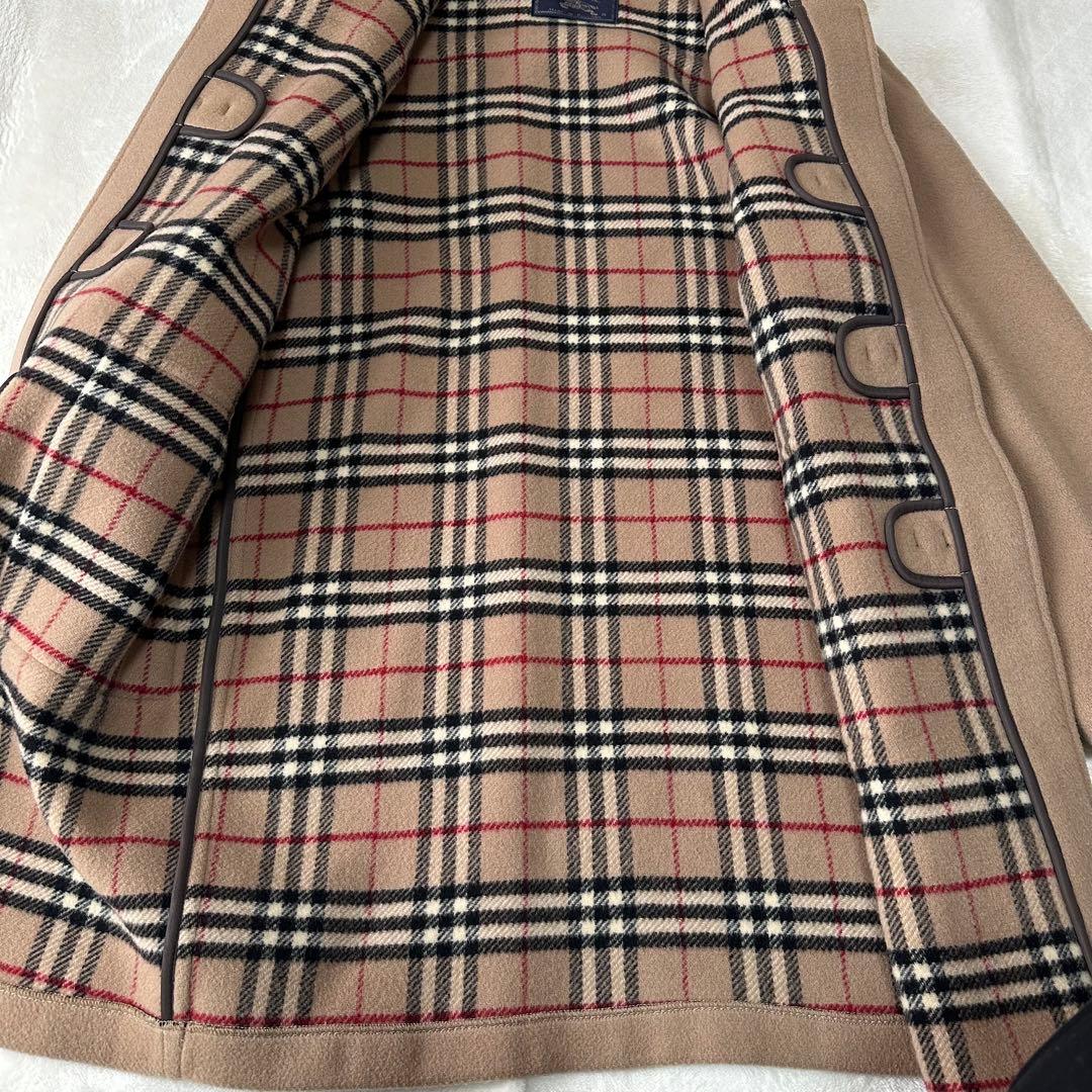 BURBERRY バーバリー ノバチェック ダッフルコート フード 英国製
