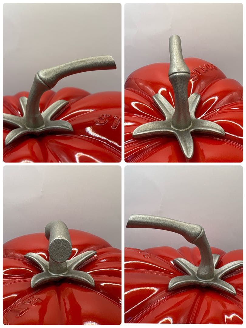 【最終お値下げ】STAUBトマトココットチェリー 25cm ホーロー鍋 IH対応