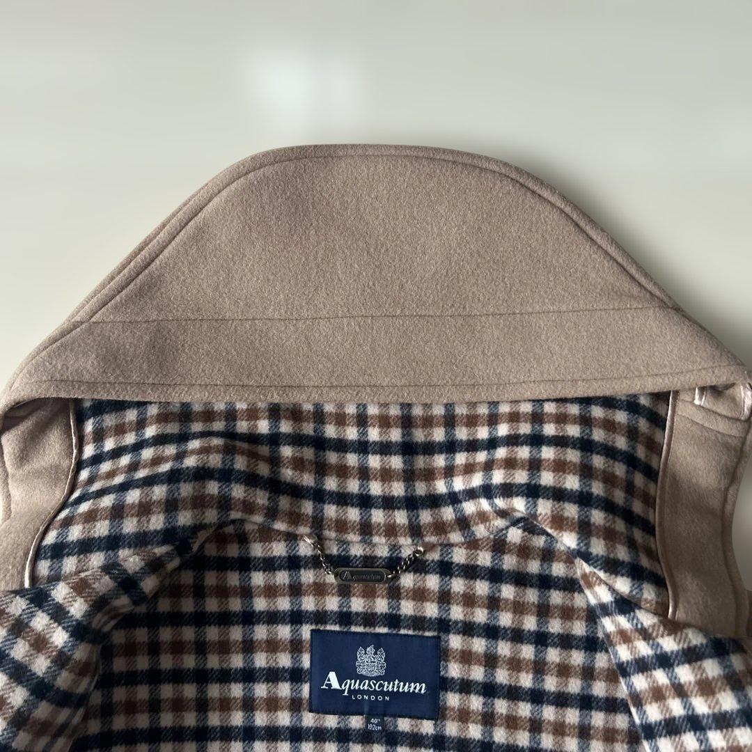 アクアスキュータム　メンズ　ダッフルコート