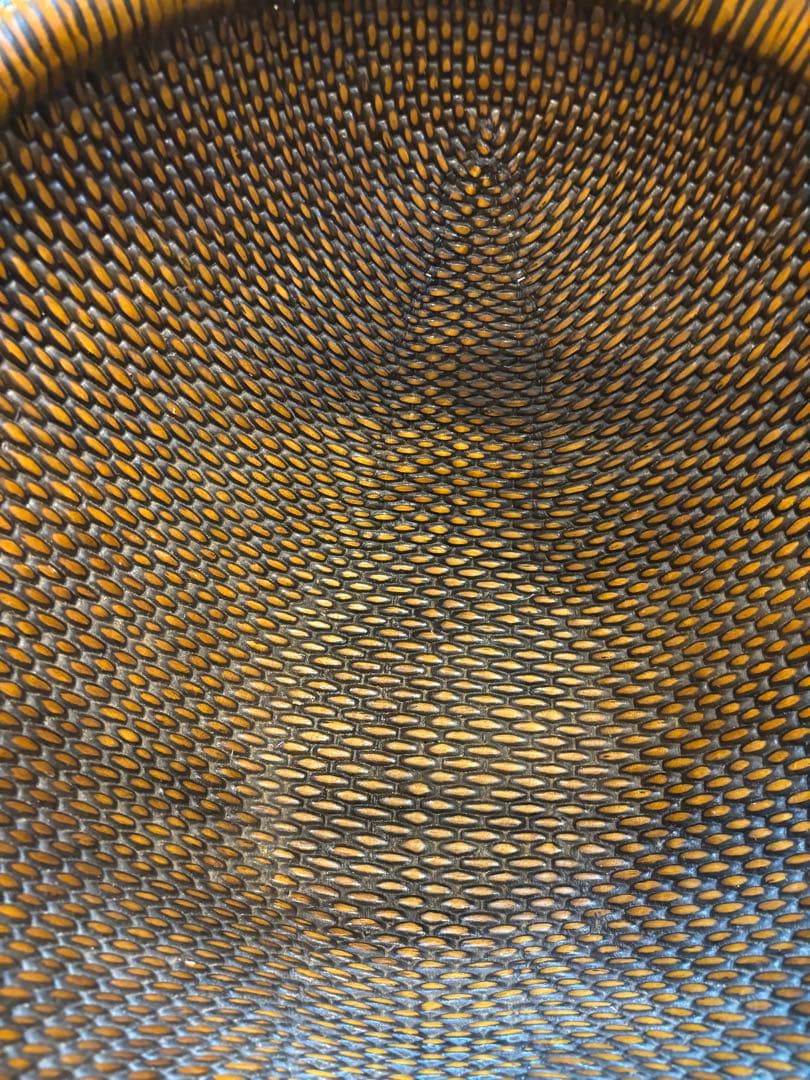 アジアン家具 天然素材バスケット 木製ハンドル