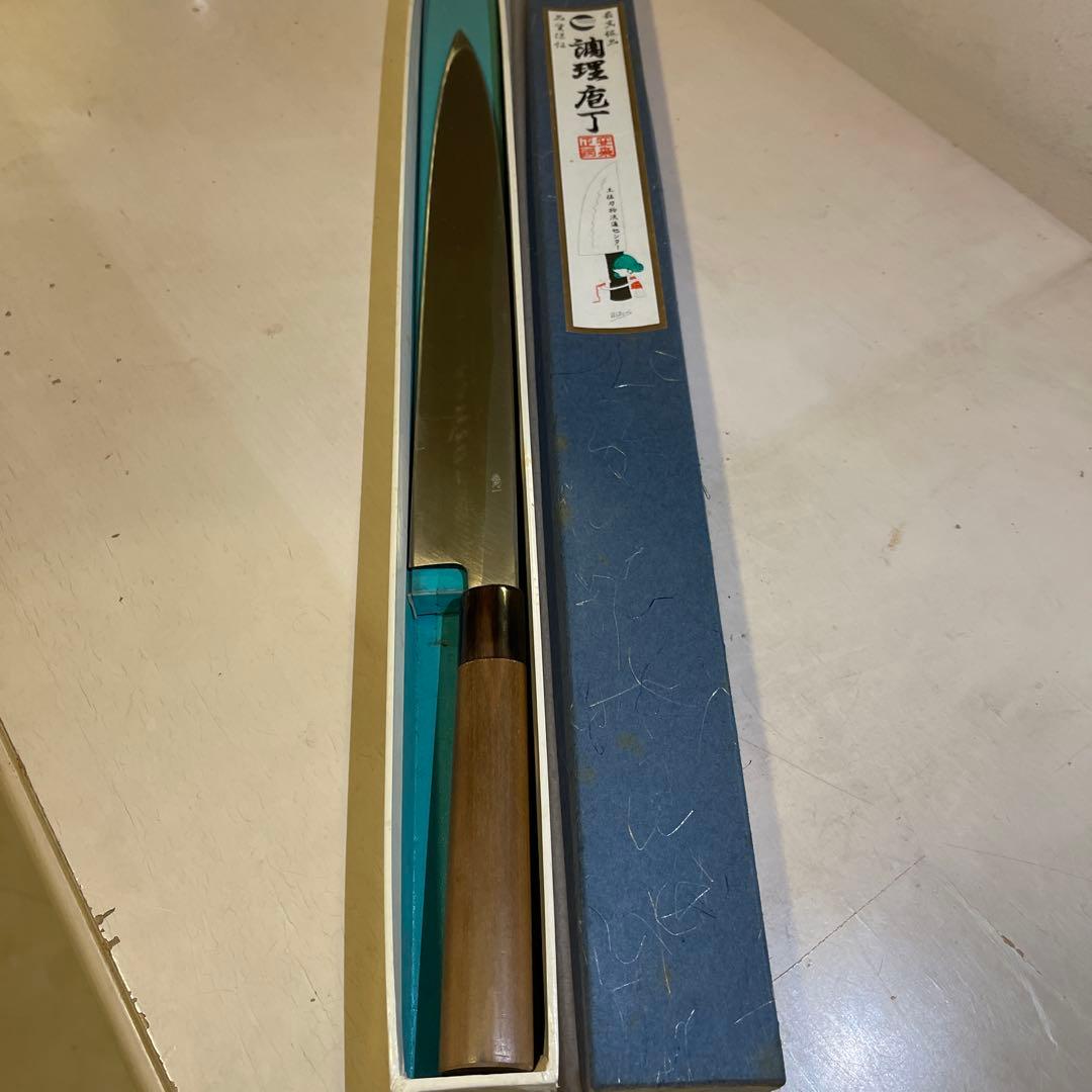 柳刃包丁 320mm 一尺五分 刺身包丁　青紙一号鋼 年始まで期間限定値下げ