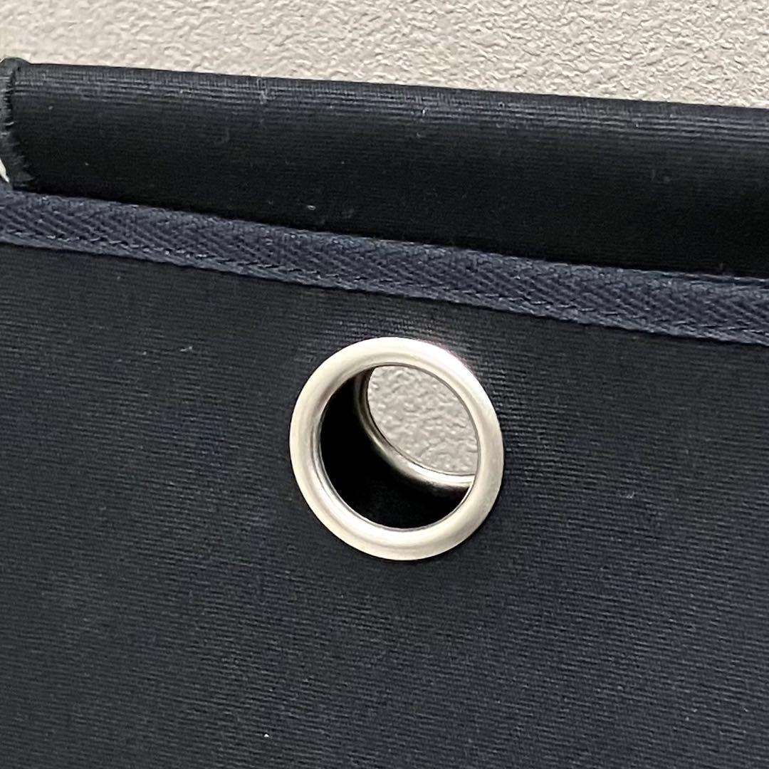 エルメス［エールバッグ］MM用　替えバッグ　ブラック　キャンバス　シルバー金具