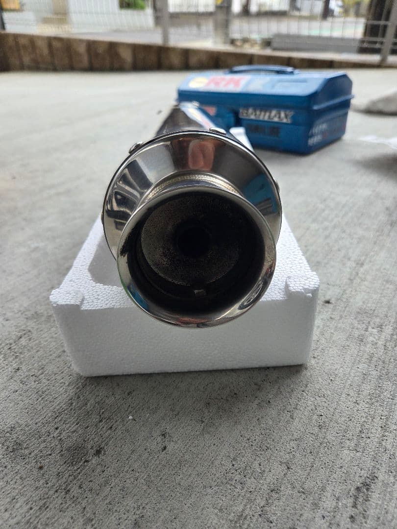 YAMAHAトリッカー　ダウンマフラー