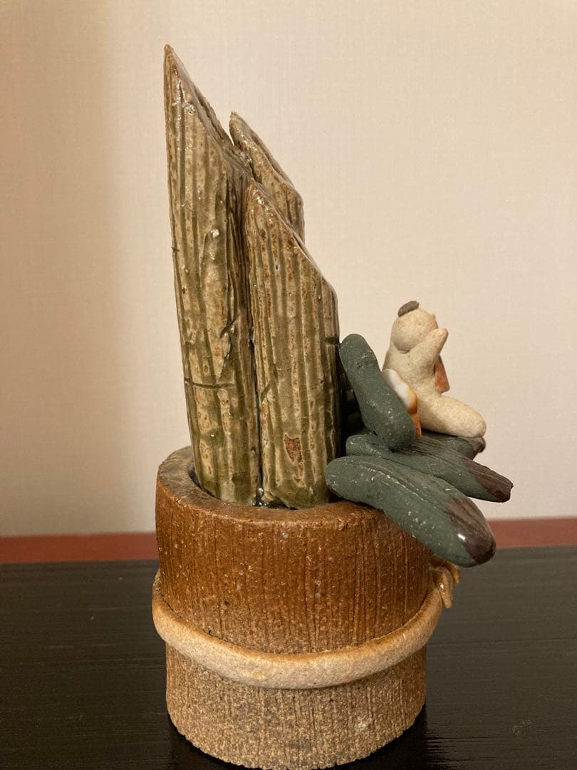 河井美晴さんの陶器の門松　お正月