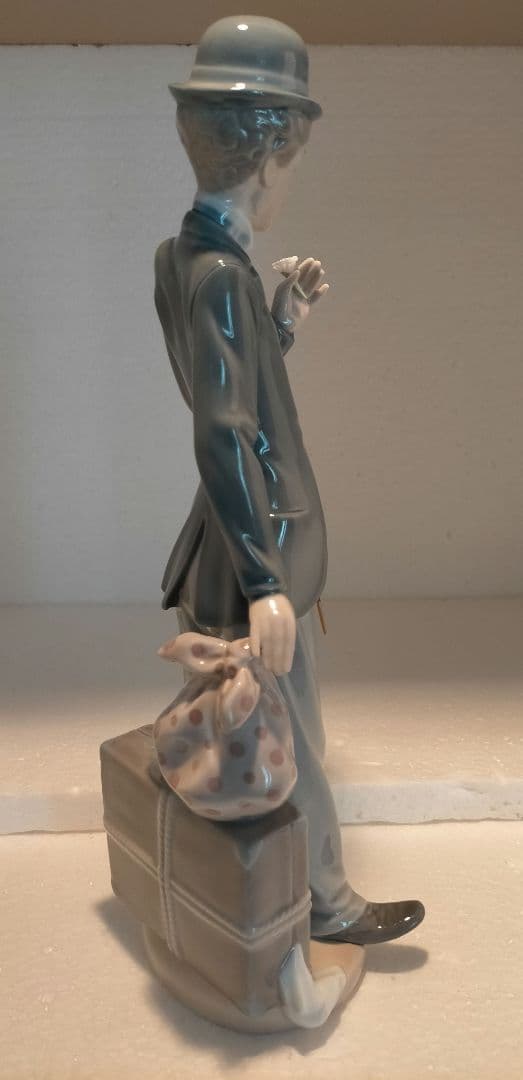 リヤドロ　lladro チャップリンcharlie the tramp 浮浪者