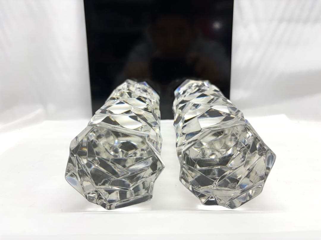 ○*様 TIFFANY&Co. クリスタル キャンドルスタンド ペア