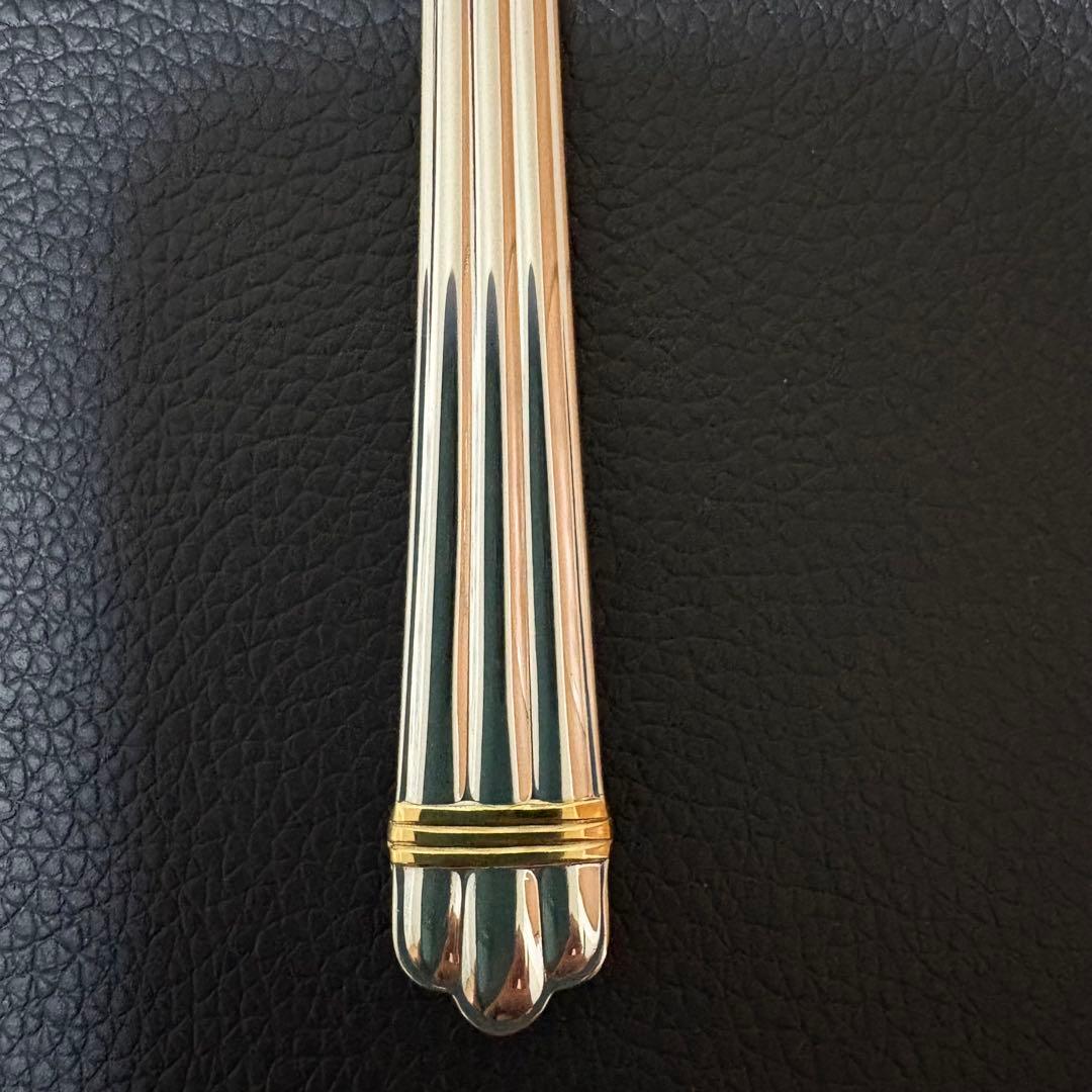 美品クリストフル　アリアゴールドリング　ケーキフォーク2本