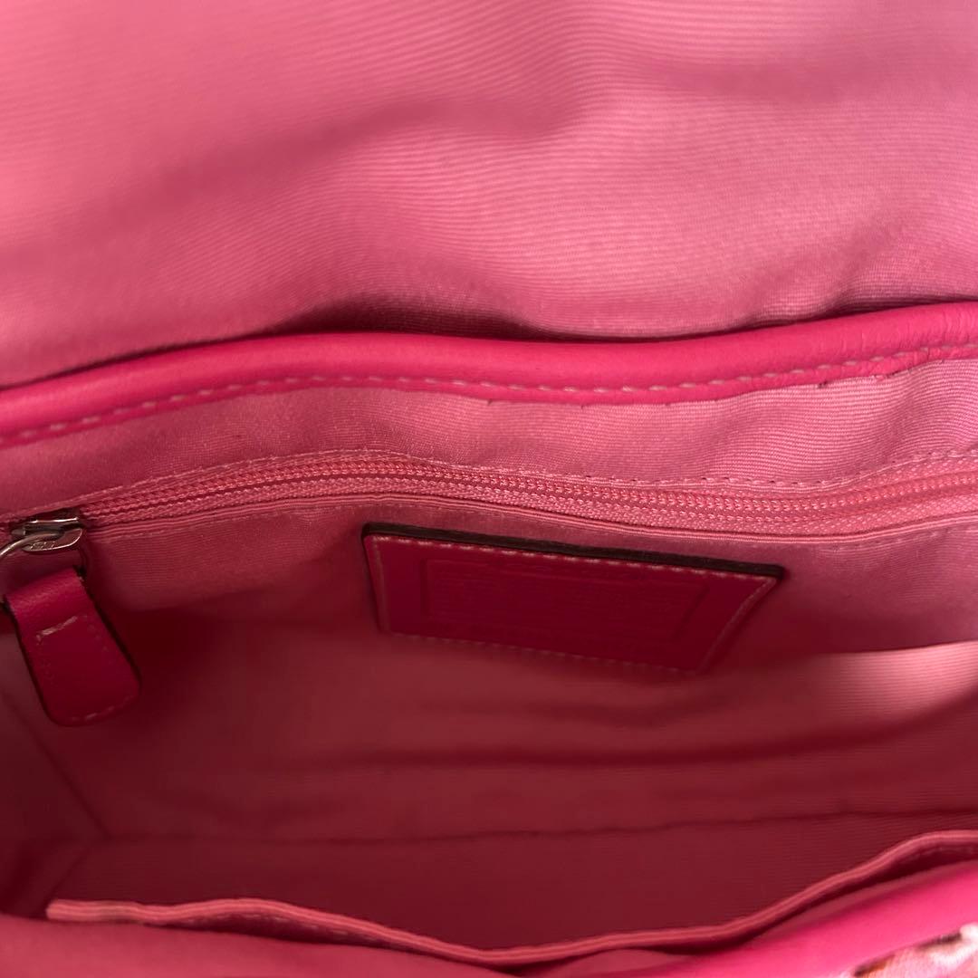 COACH ソーホー ショルダーバッグ シグネチャー キャンバス レザー 斜め掛