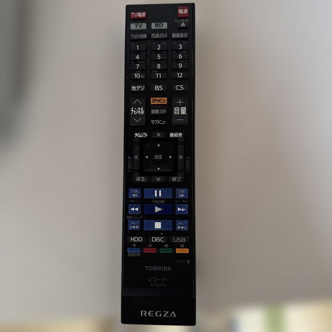 【ジャンク品】東芝REGZA BDレコーダー DBR-M490