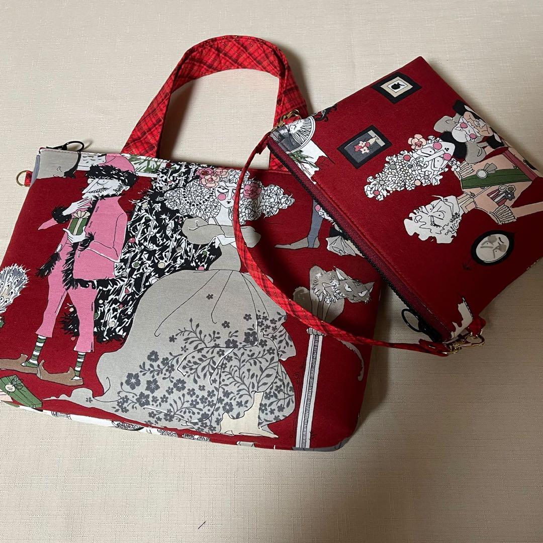 ♡ クリスマスで2個♡ハンドメイド　アレキサンダーヘンリー