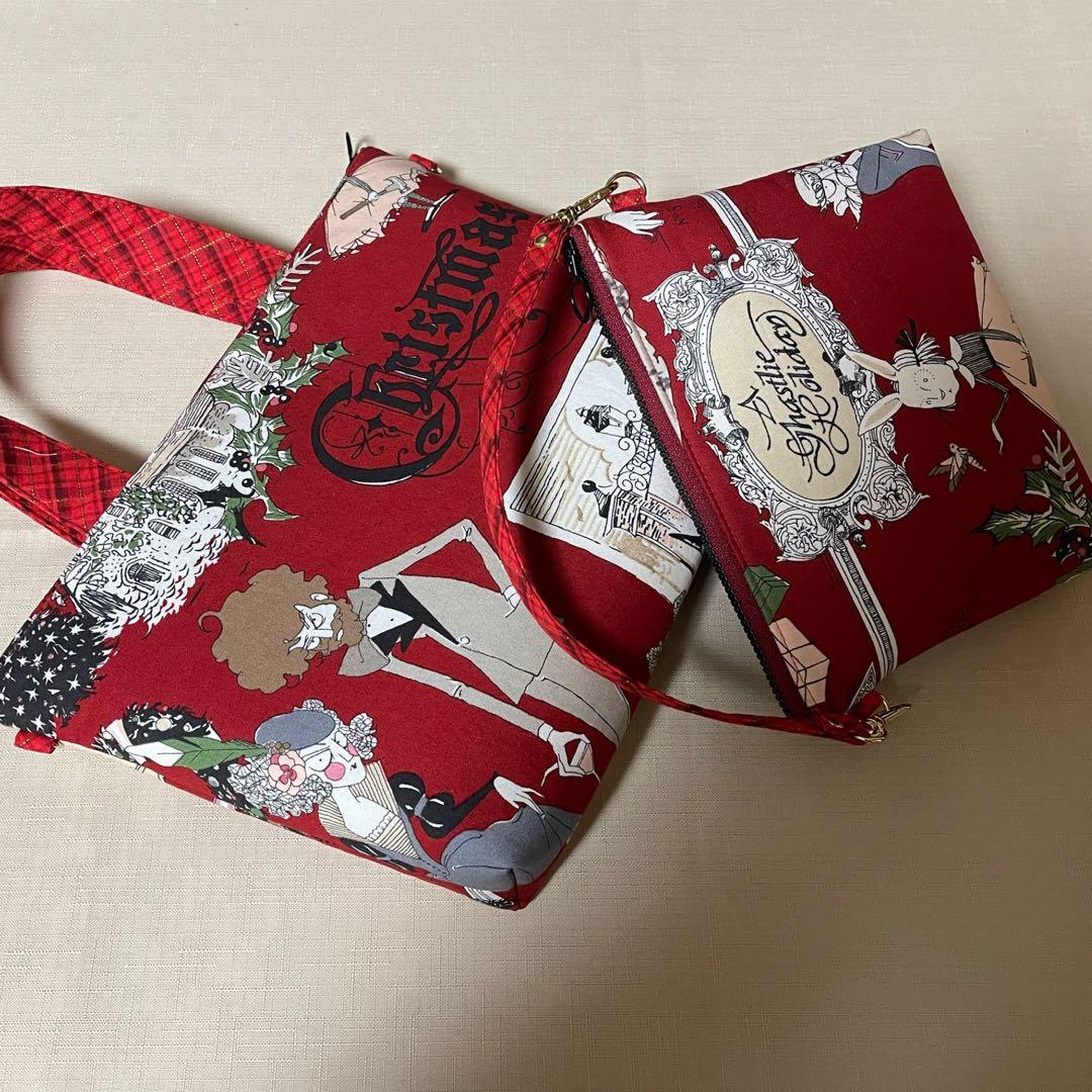 ♡ クリスマスで2個♡ハンドメイド　アレキサンダーヘンリー