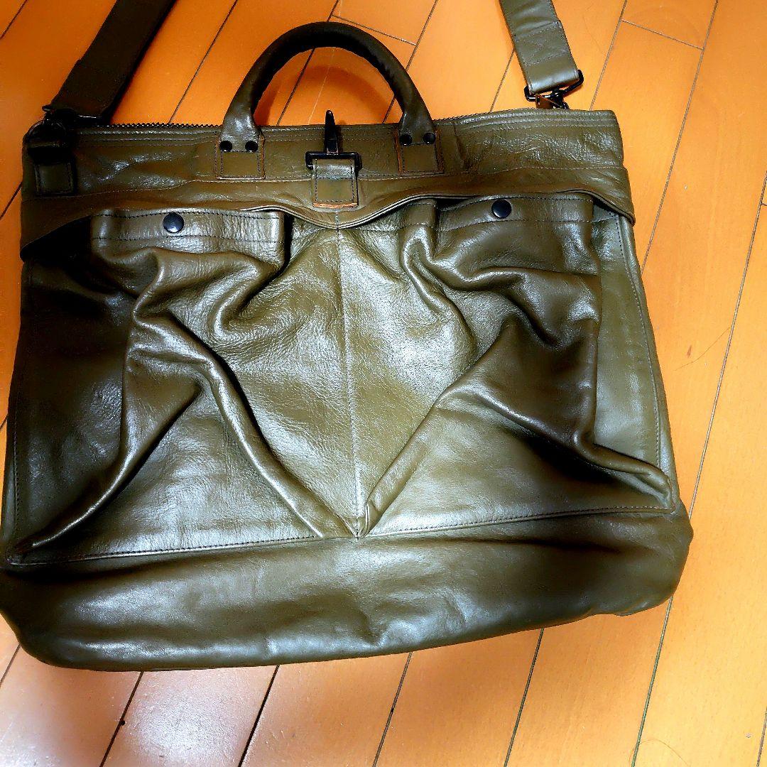 レインボーカントリーヘルメットバッグ！オリーブ！超美品！