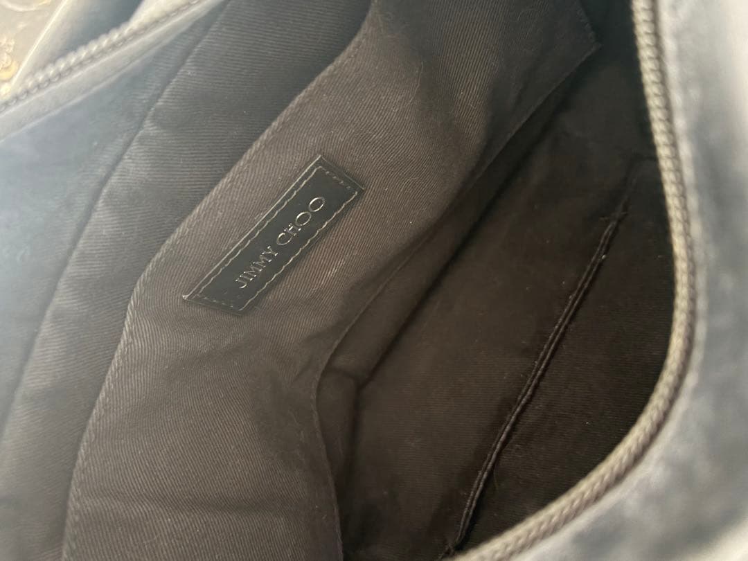 JIMMY CHOO ブラック ハンドバッグ スタースタッズ