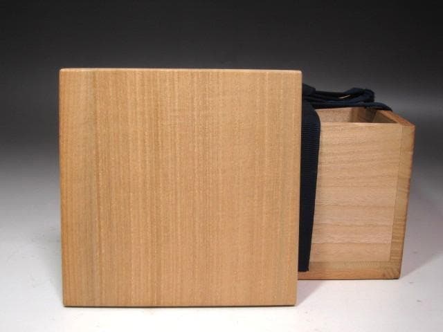 ★　青木木米（聾米）　彩釉茶碗　武者小路　官休庵　十三代　有隣斎の花押★x634