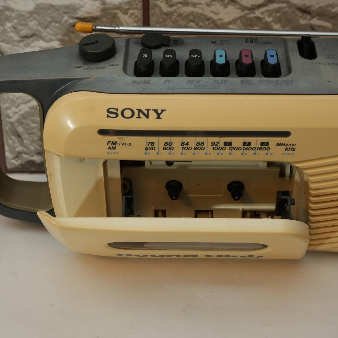SONY ラジカセCFM-101 カセットテープ 可動品