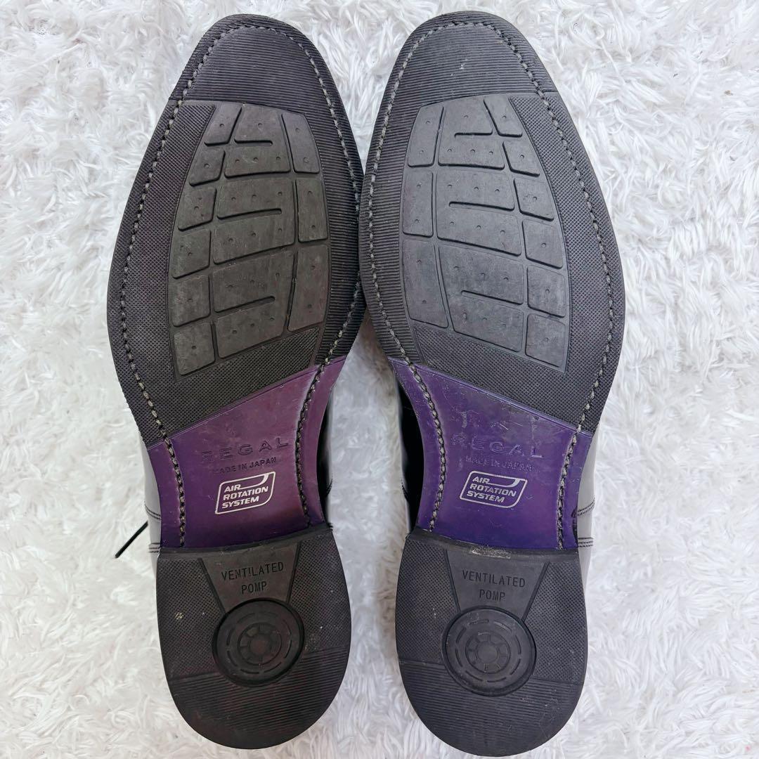 美品　REGALリーガル ビジネスシューズ ストレートチップ 革靴 41EL