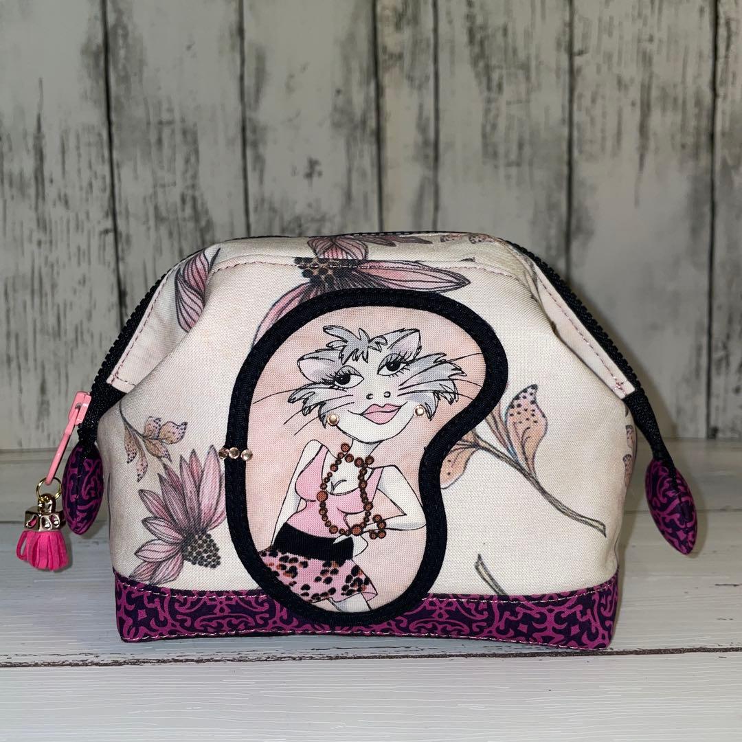 ロラライハリス 縦長トートバッグ、ワイヤーポーチセット