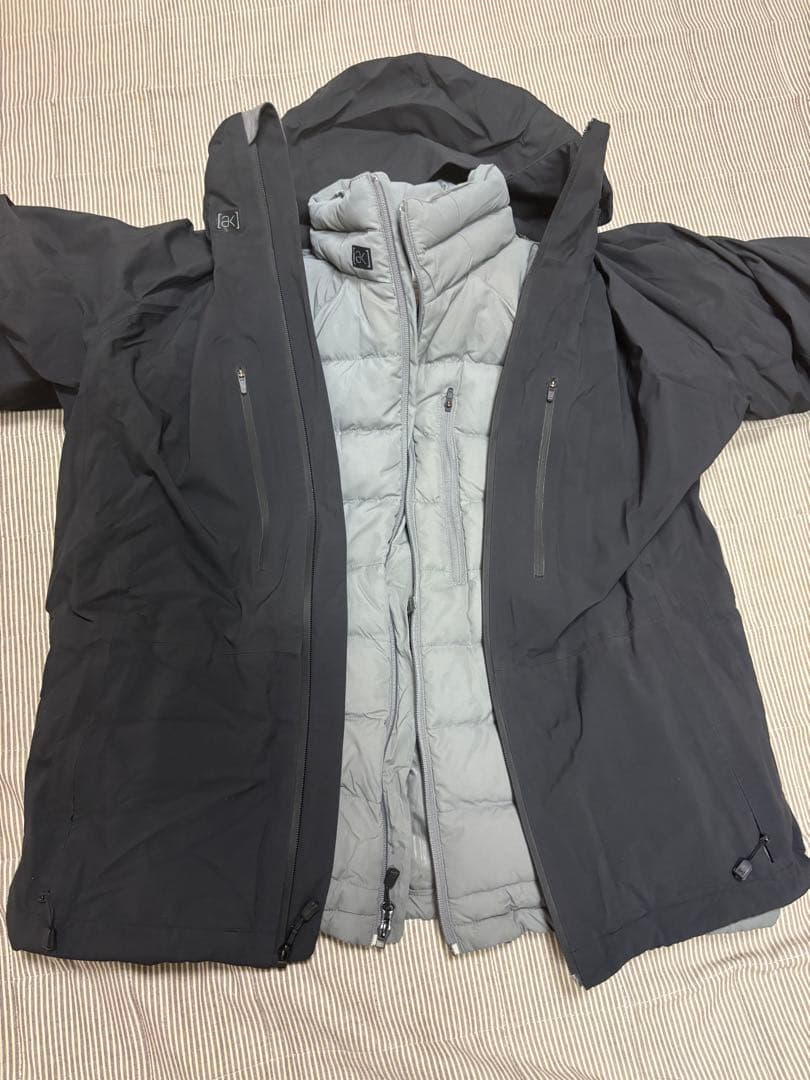【希少】【美品】バートンak ゴアテックス ジャケットブラック　インナー付き