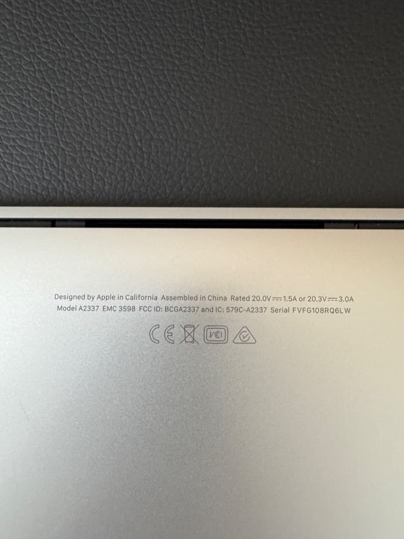 MacBookAirM1 13インチ メモリ16GB 512GB