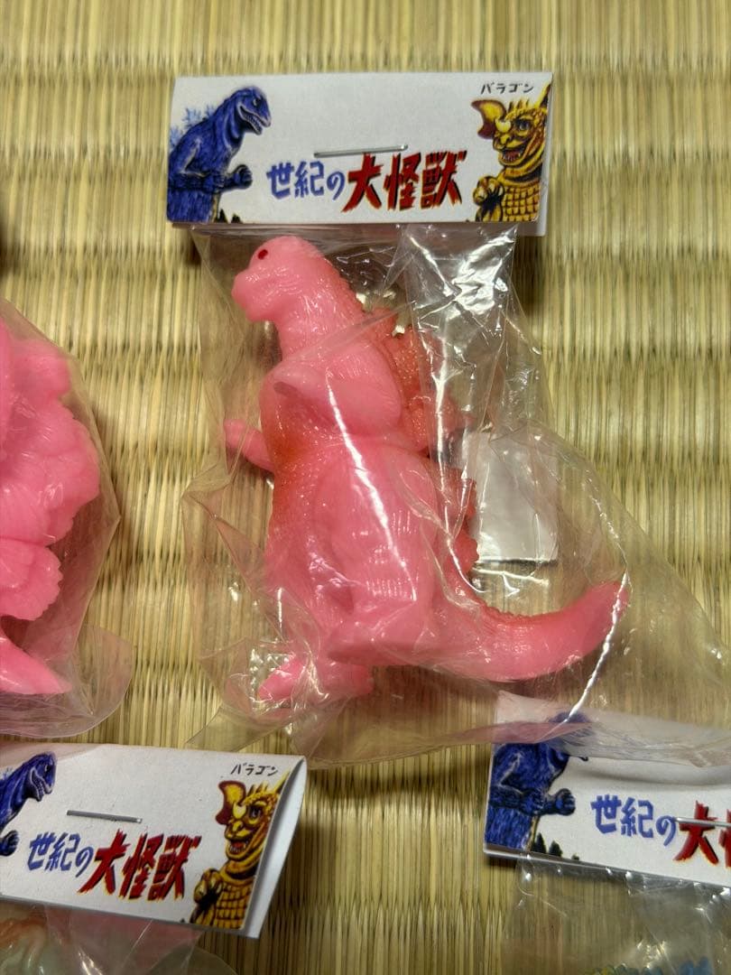 マルガチャ ゴジラ 怪獣 ミニソフビ まとめ セット マルサン レトロ 特撮