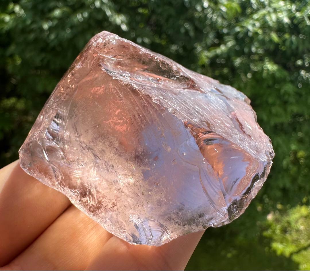 希少シエラネバダ産アンダラクリスタル　ピンク　高次元ヒーリング　瞑想ヨガ