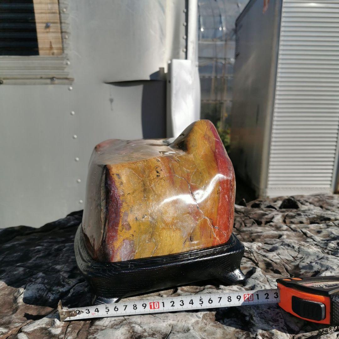 金華のジャスパー　19.2キロ　錦紅石　鑑賞石　石　盆石　水石　置物　オブジェ
