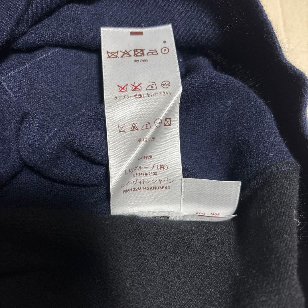 ルイヴィトン カシミヤ100% クルーネック ハイゲージ ニット セーター