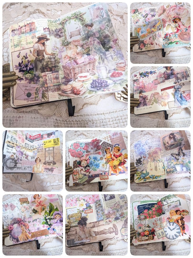 コラージュスタイル スケッチブック