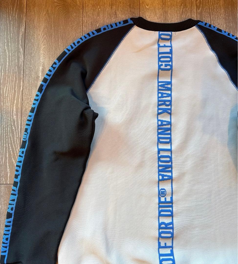 【美品】MARK&LONA スウェット トレーナー グレー ブラック 黒 ニット