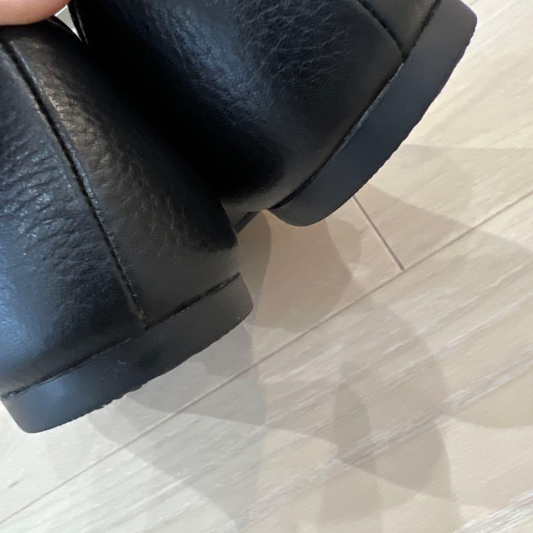 フ*マ様 TORY BURCH トリーバーチブラック フラットシューズ8 24.