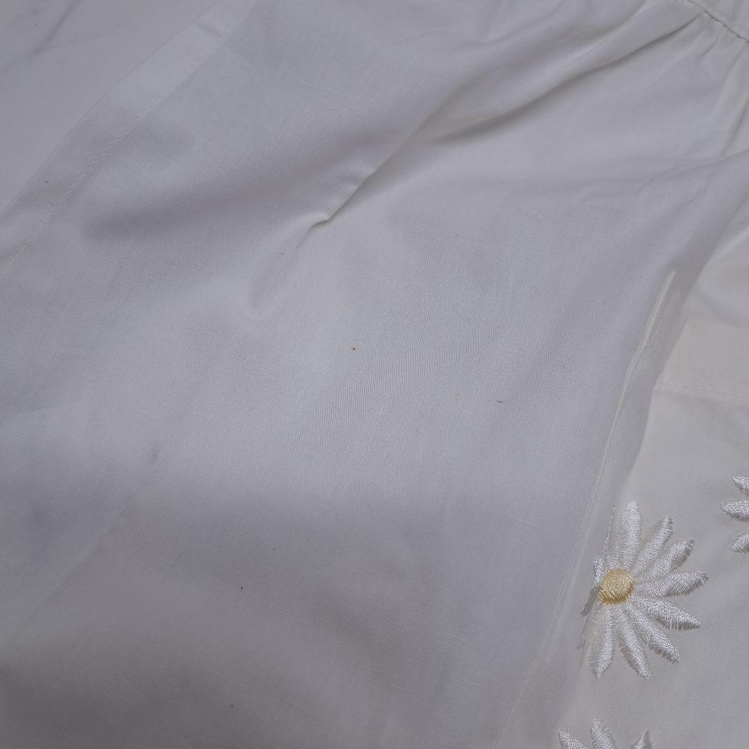 20260113　クリスチャンディオール　エプロン　刺繍　花　ホワイト　未使用