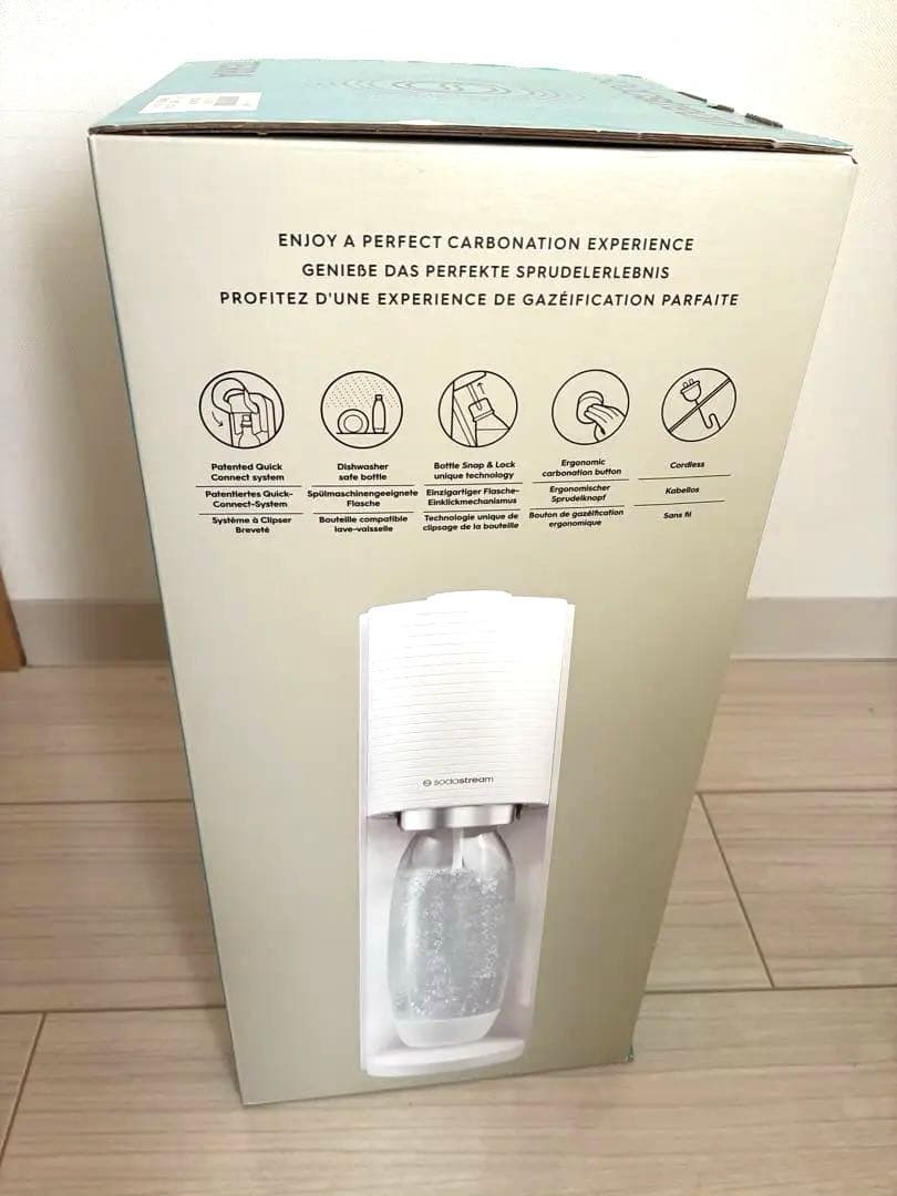 【新品未使用】 sodastream TERRA 60Lボンベ2本付き！