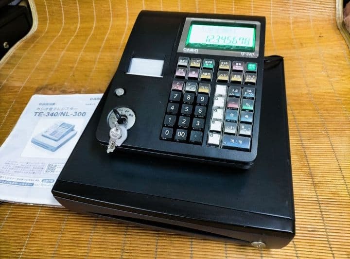 カシオレジスター　TE-340/NL300　フル設定無料　900040