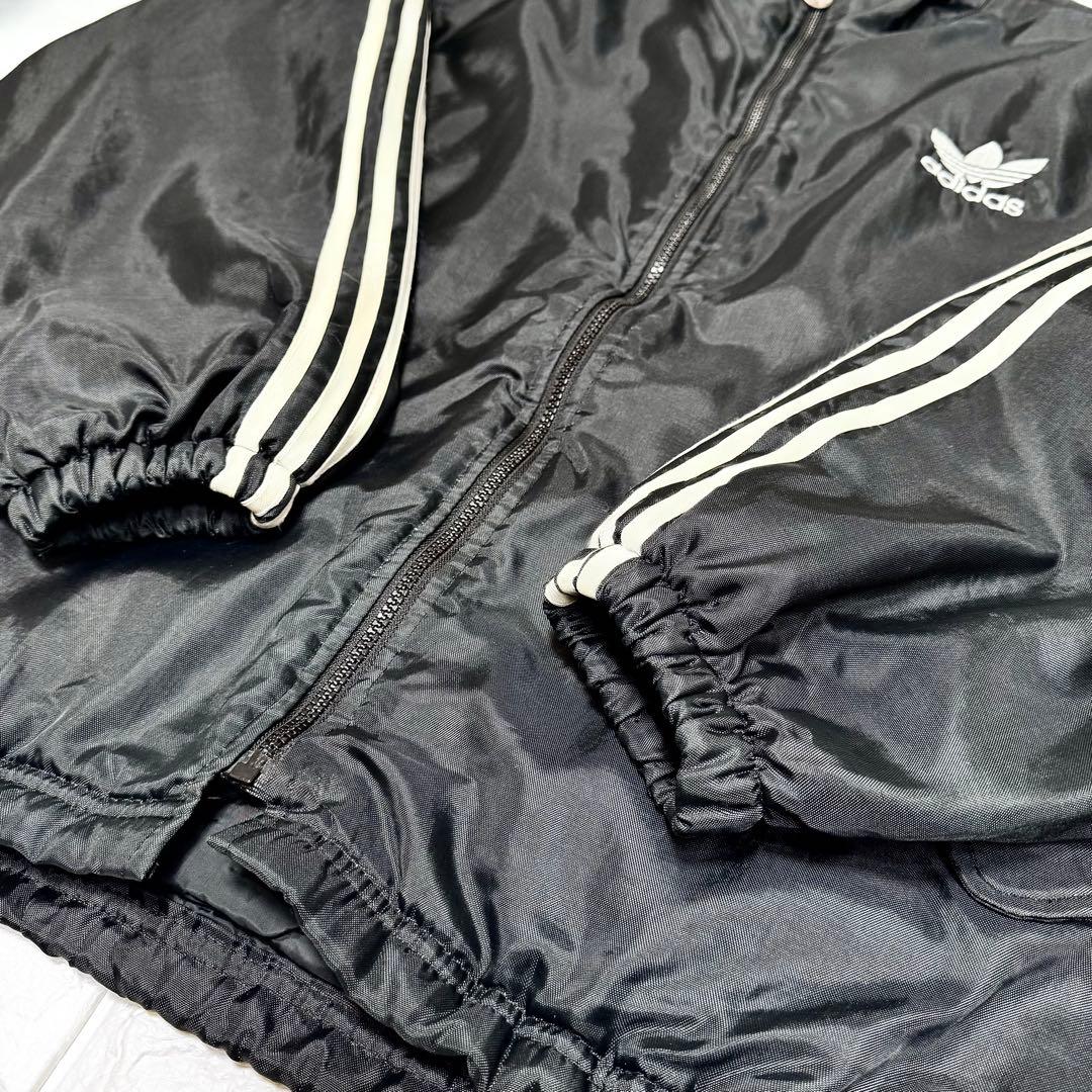 ◆背面刺繍BIGトレフォイルロゴ／中綿入り◆90sアディダス ナイロンジャケット
