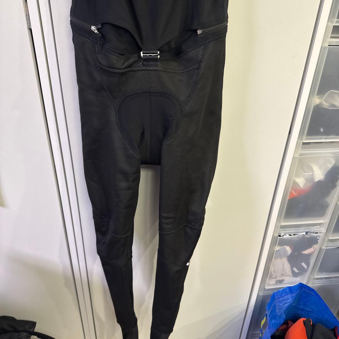 パールイズミ　ウィンターサイクルジャケット(M)　ビブタイツ(L)