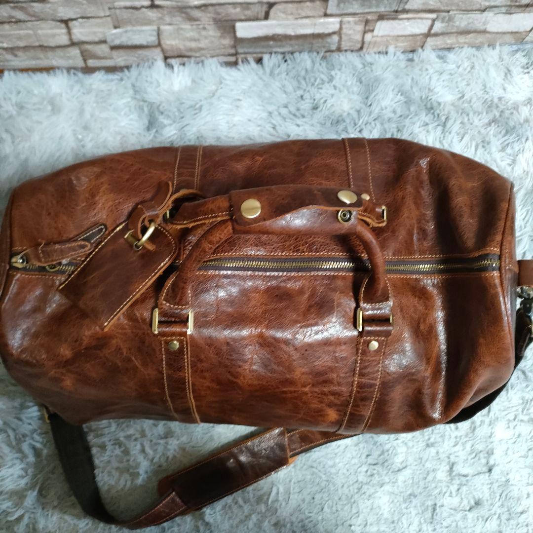 牛革 本革 大容量 3way キャリー ボストン ビジネス バック 出張 旅行
