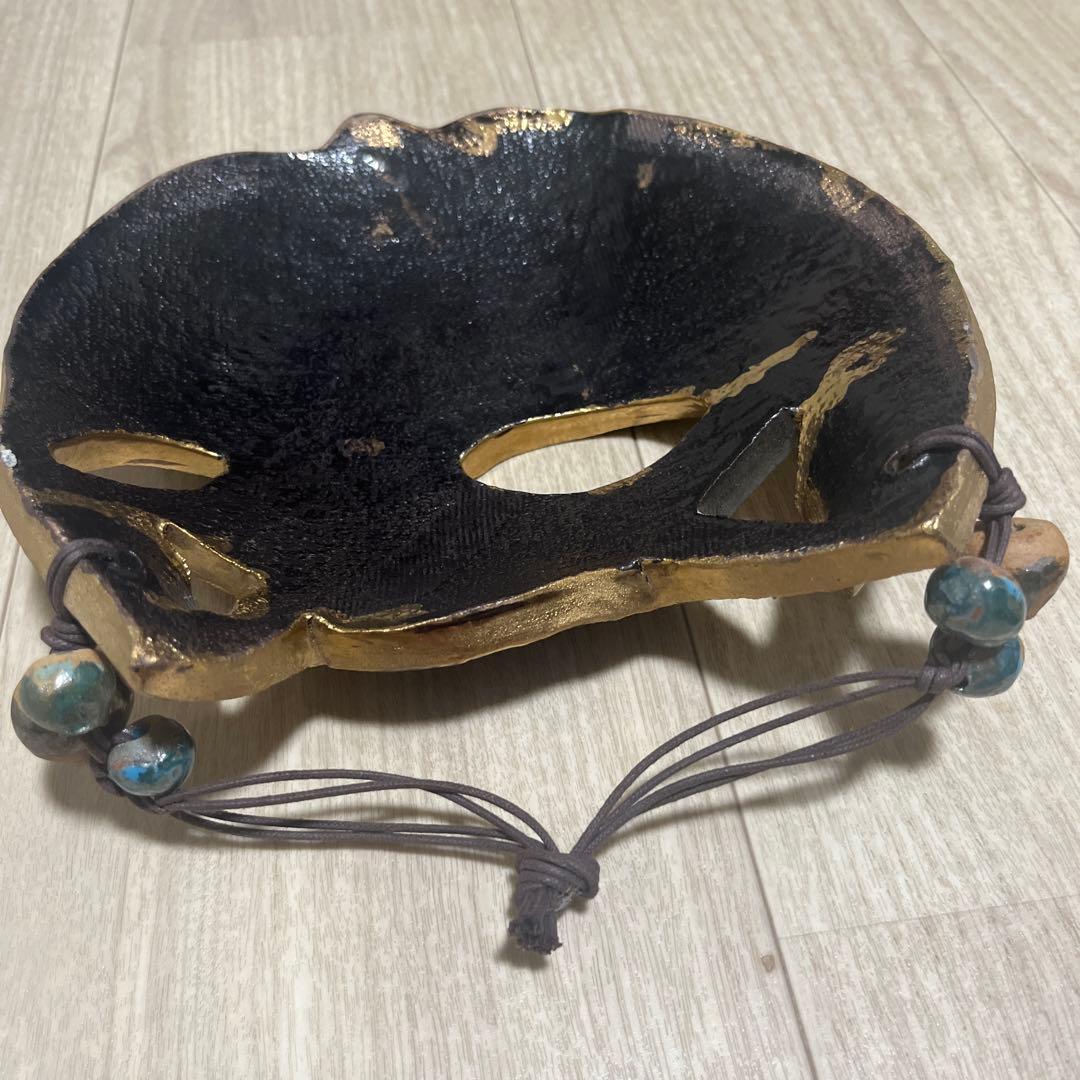 アンティーク　猫のお面