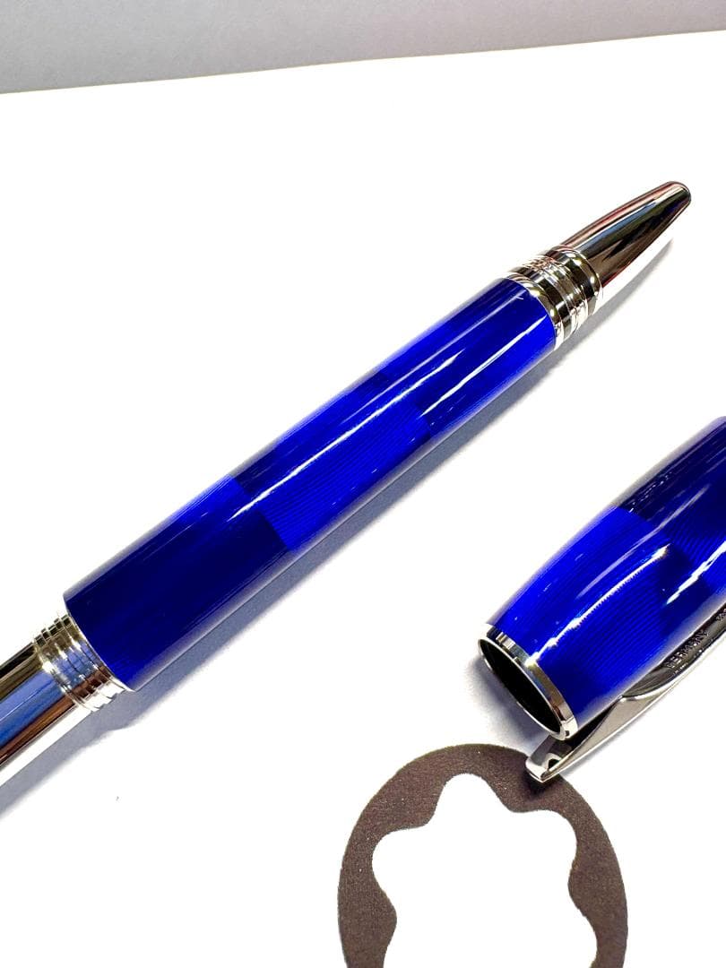 306.モンブラン　スターウォーカークールブルー　ファインライナー 　極美品