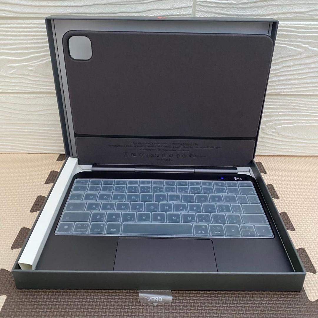 iPad Air M3 M2 Pro 11 ブラック キーボード ケース 軽量