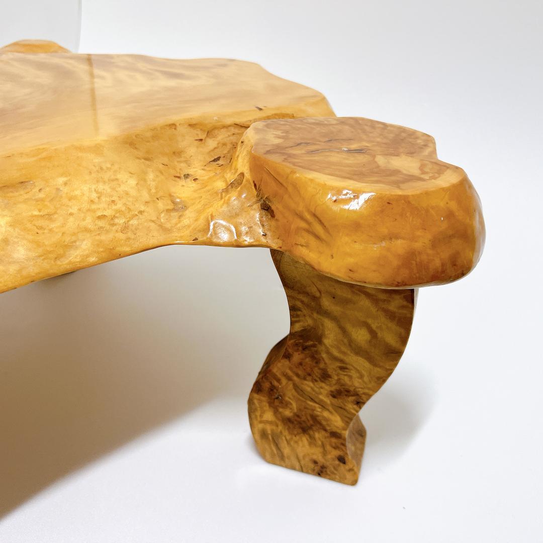 【良品✨送料無料】一枚板 ローテーブル 座卓 和テーブル 天然木 和モダン 和風