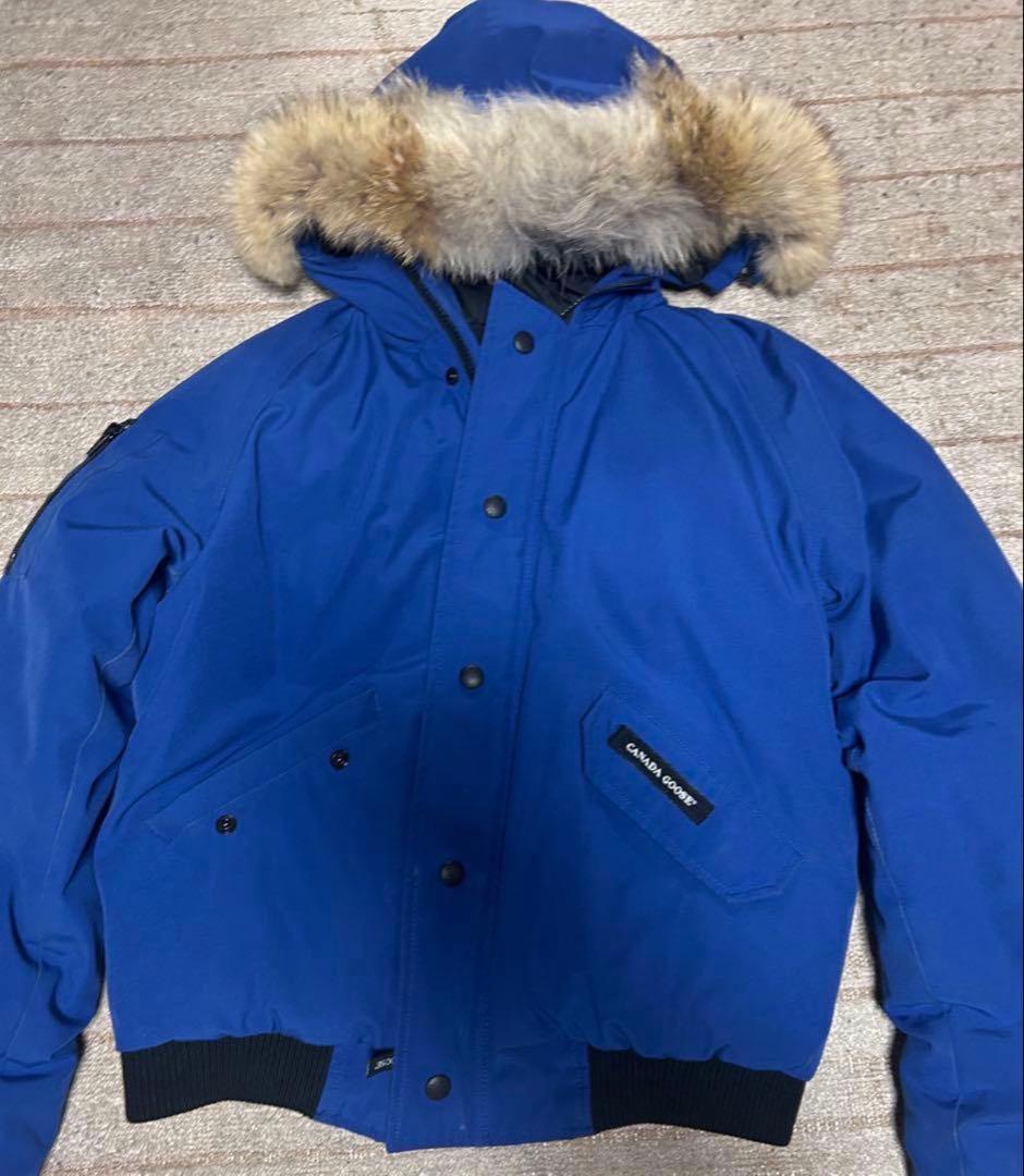 ごりけんTee Shyne着用 カナダグース 青 短丈 安心鑑定済