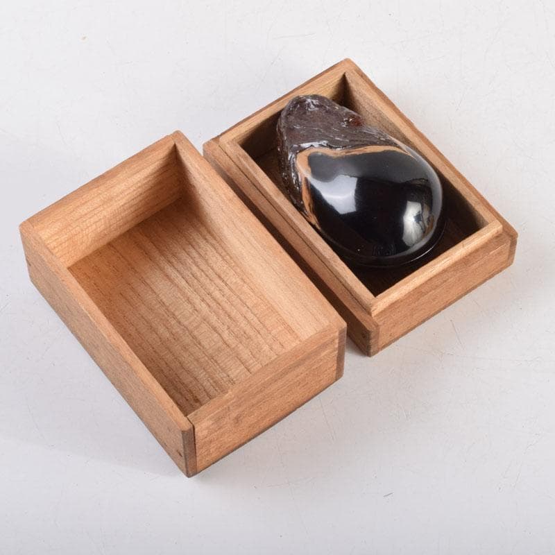 茶道具　乾漆　茄子香合　在銘　時代箱　V　9223