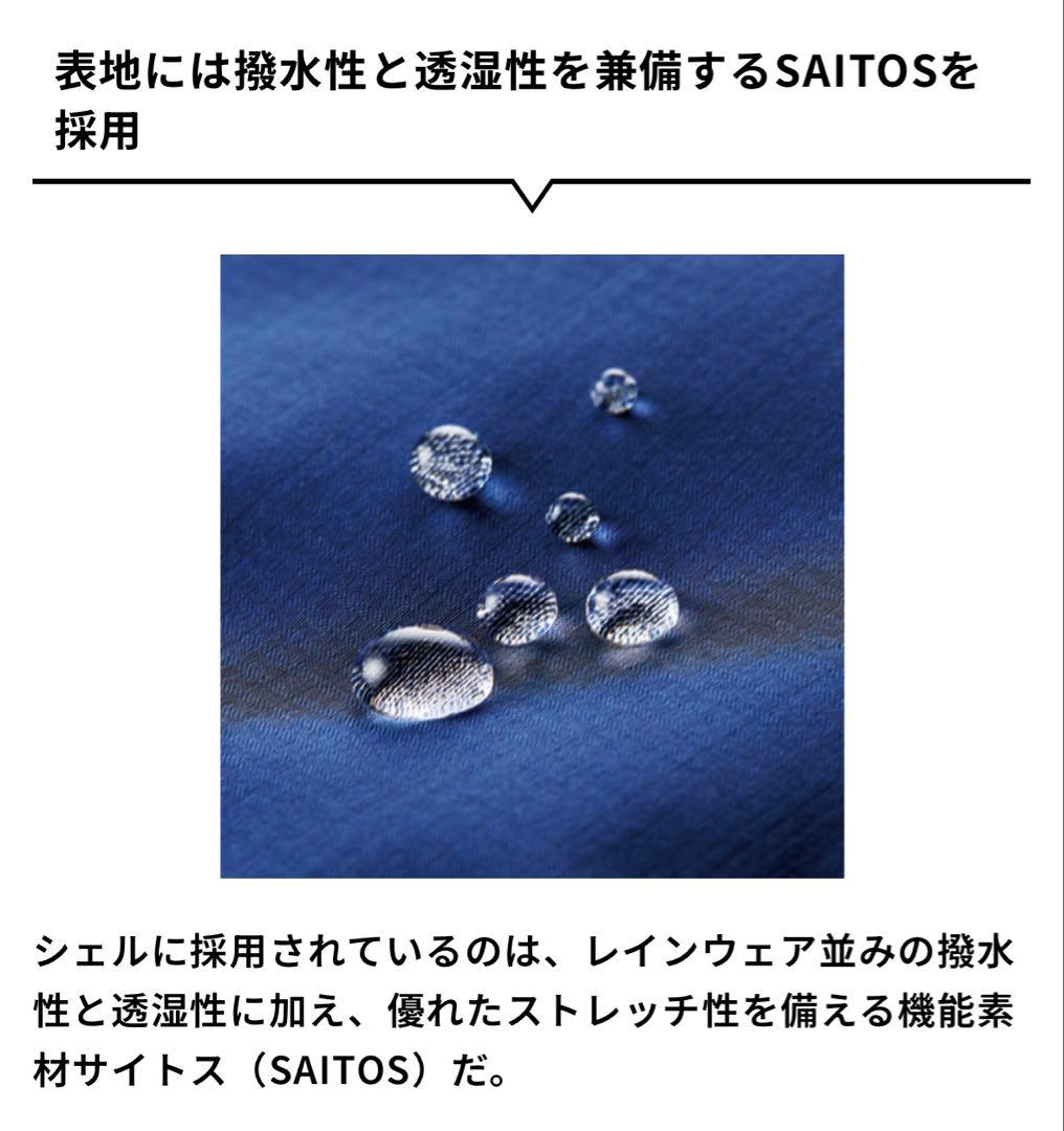 ビームスゴルフ×ワイルドシングデナリパーカ　電熱ベスト付　紺M