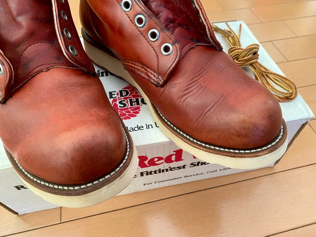 貴重 1996 Red Wing 8166 半円犬タグ 8D 箱付
