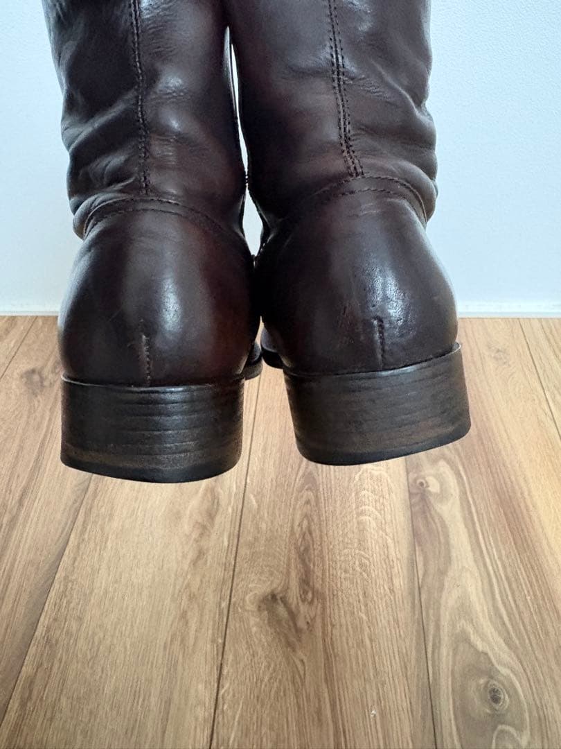 ブッテロ　BUTTERO サイドジップブーツ茶　サイズ40 B825 【箱付】