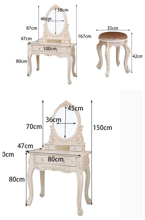 即日発送可能　ゴールド　大人気　北欧風ドレッサースツールライト セット