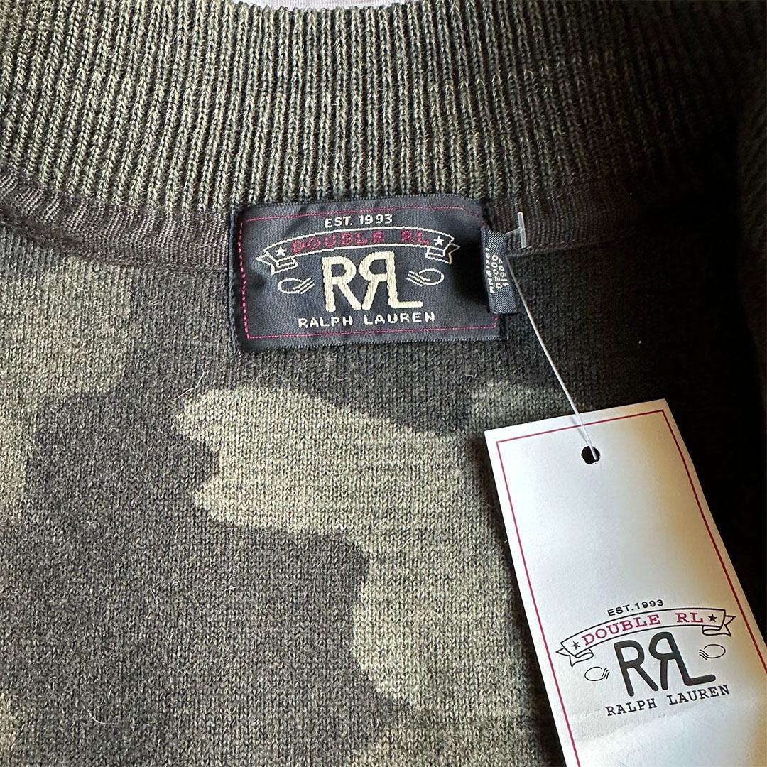 RRL フリース迷彩ベスト ダブルアールエル ラルフローレン M