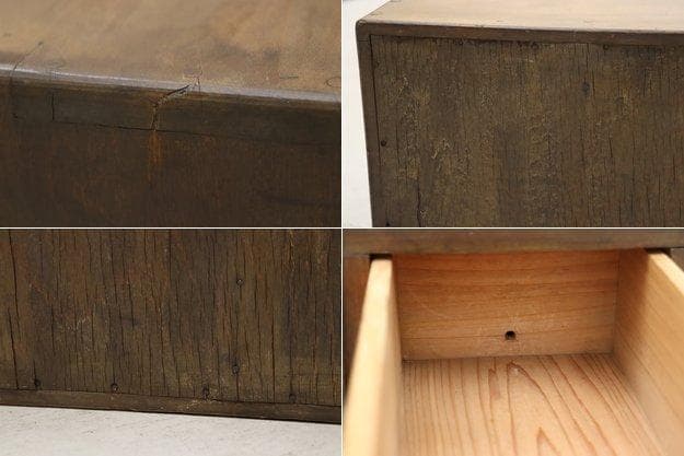 レトロ 9杯 小引き出し 収納 抽斗 書類 小物入れ ヴィンテージ